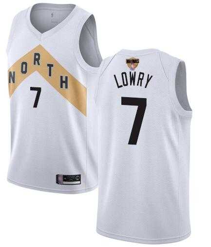 Raptors 7 Kyle Lowry White 2019 NBA Finals City Edition Swingman Jersey,We sell and wholesale Raptors 7 Kyle Lowry White 2019 NBA Finals City Edition Swingman Jersey on line form chian!